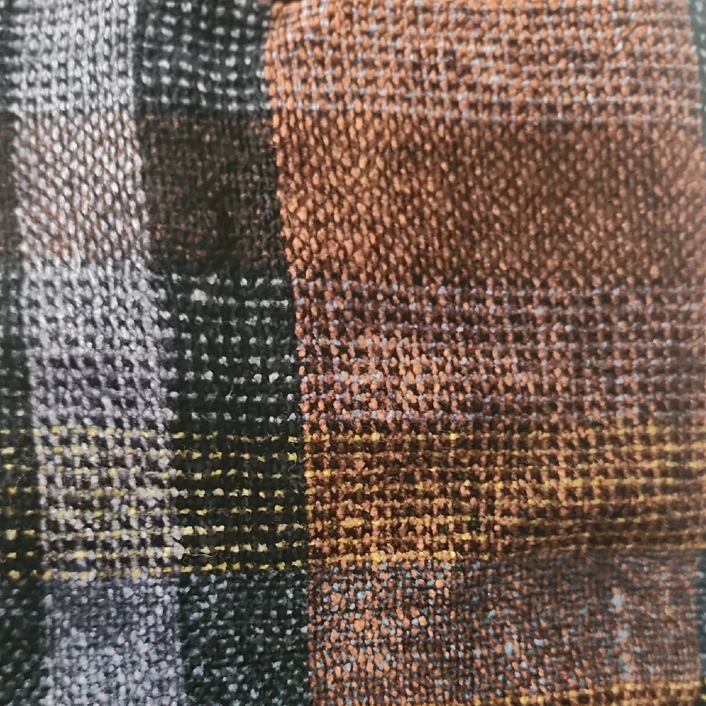 Vintage Multicolor Plaid Scarf
